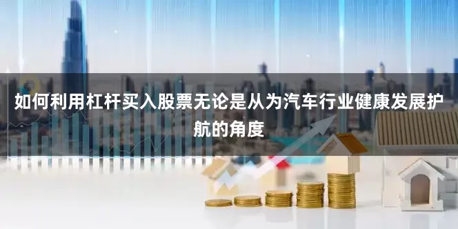 如何利用杠杆买入股票无论是从为汽车行业健康发展护航的角度